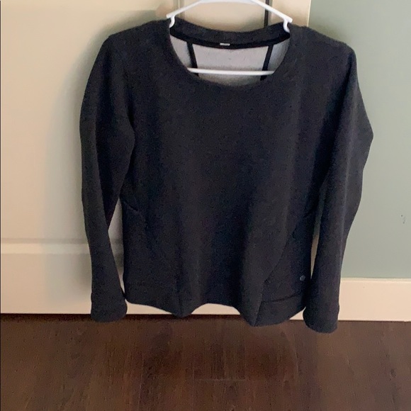 Lululemon Athletica Sweatshirt with Cutout Back - Picture 1 of 3